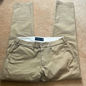Abercrombie and Fitch Stretch Khaki Chinos